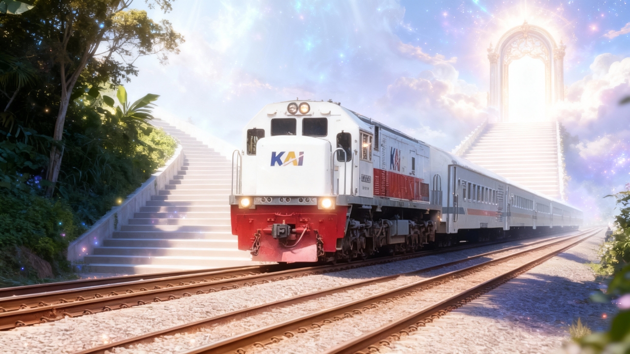 Kereta KAI Menuju Surga